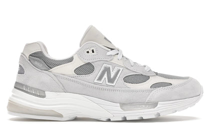 New Balance 992 White Silver Nimbus Cloud - authentic New Balance sneakers