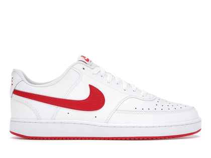 Nike Court Vision Low White University Red - authentic Nike sneakers