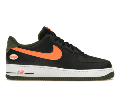 Nike Air Force 1 Low Hoops Black University Gold - authentic Nike sneakers