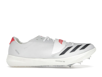 adidas Adizero TJ/PV Track and Field Cloud White Core Black Lucid Red