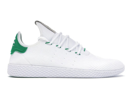 adidas Tennis HU Pharrell White Green - authentic adidas sneakers