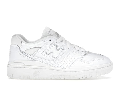 New Balance 550 Triple White Patent (Women's) - authentic New Balance sneakers