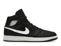 Jordan 1 Mid Schwarz Weiß (Damen)