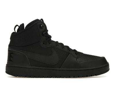 Nike Court Borough Mid Winter Triple Black