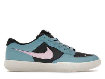 Nike SB Force 58 Premium Denim Turquoise Dark Smoke Grey Red Sepia Pink Foam - authentic Nike sneakers