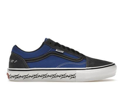 Vans Skate Old Skool Supreme Tribal Barbed Wire Royal - authentic Vans sneakers