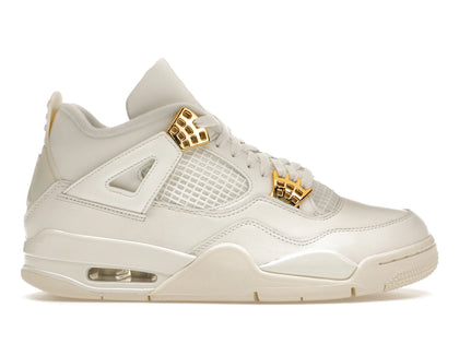 Jordan 4 Retro Metallic Gold (Women's) - authentic Jordan sneakers