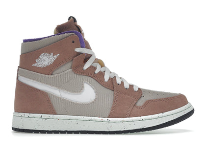 Jordan 1 High Zoom Air CMFT Fossil Stone - authentic Jordan sneakers