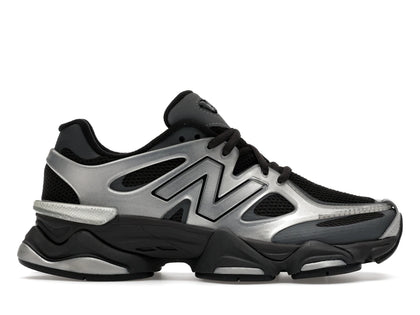 New Balance 9060 X Silver Metallic Black Cement - authentic New Balance sneakers