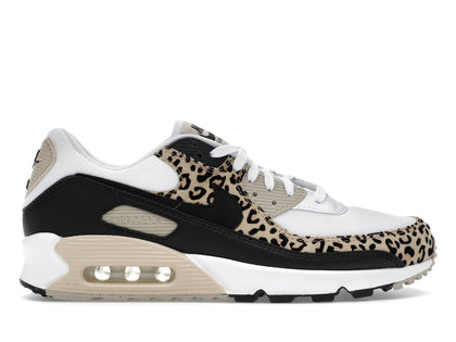Nike Air Max 90 Leopard Sanddrift Black (Women's) - authentic Nike sneakers