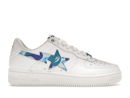 A Bathing Ape Bape Sta Low ABC Camo White Blue (2022) - authentic BAPE sneakers
