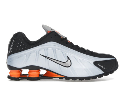 Nike Shox R4 Blue Tint Total Orange Black Metallic Silver (Women's) - authentic Nike sneakers