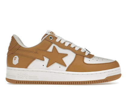 A Bathing Ape Bape Sta White Beige (2022) - authentic BAPE sneakers