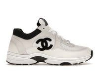 Chanel Low Top Trainer Suede White Black (Women's)