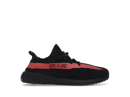 adidas Yeezy Boost 350 V2 Core Black Red (Kids) - authentic adidas sneakers