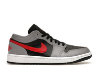 Jordan 1 Low Cement Grey Fire Red (Women's)