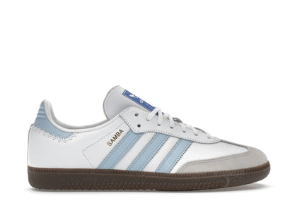 adidas Samba White Clear Sky (GS) - authentic adidas sneakers