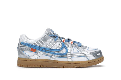 Nike Air Rubber Dunk Off-White University Blue (PS) - authentic Nike sneakers