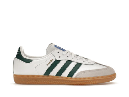 adidas Samba OG White Collegiate Green Gum (Kids) - authentic adidas sneakers