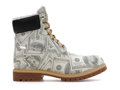 Timberland 6" Premium Waterproof Boot Supreme x MM6 Maison Margiela $100 Bills