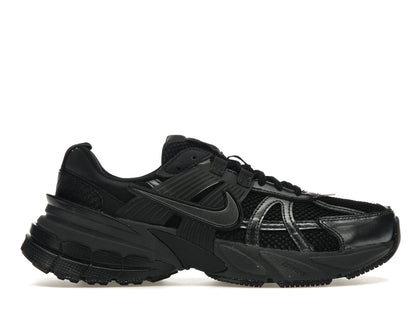 Nike V2K Run Black Dark Smoke Grey (Women's) - authentic Nike sneakers
