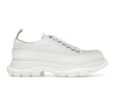 Alexander McQueen Tread Slick Low Lace Up White White (Women's)