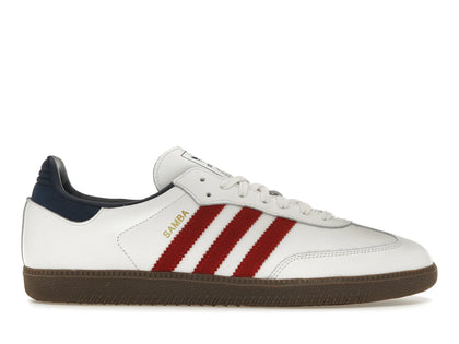 adidas Samba OG Team Victory Red Night Indigo - authentic adidas sneakers