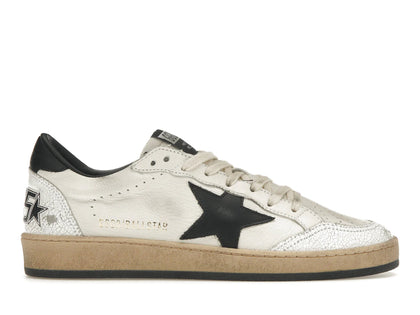 Golden Goose Ball-Star Low White Nappa Black Star - authentic Golden Goose sneakers