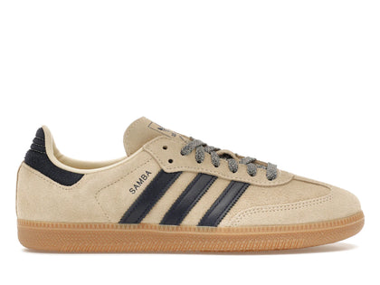 adidas Samba OG Warm Vanilla Night Indigo - authentic adidas sneakers