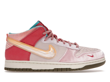 Nike Dunk Mid Social Status Free Lunch Strawberry Milk - authentic Nike sneakers