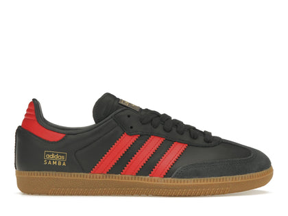 adidas Samba OG Carbon Better Scarlet - authentic adidas sneakers