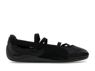 Puma Speedcat Ballet Black Cool Dark Gray Satin (Women's) - authentic Puma sneakers