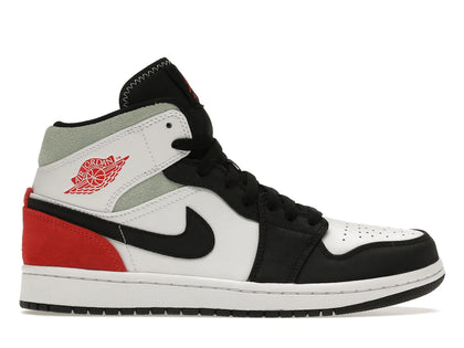 Jordan 1 Mid SE Red Black Toe - authentic Jordan sneakers