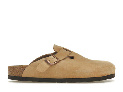 Birkenstock Boston Suede Latte Cream - authentic Birkenstock sneakers