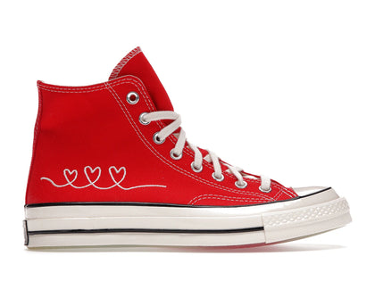 Converse Chuck Taylor All Star 70 Hi Made With Love Red - authentic Converse sneakers