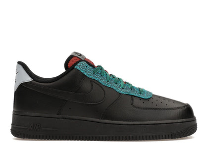 Nike Air Force 1 Low '07 LV8 Black Obsidian Mist Orange - authentic Nike sneakers