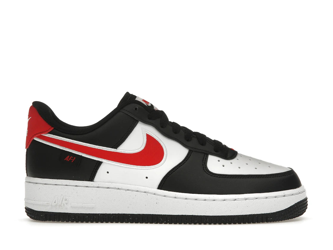 Nike Air Force 1 Low '07 Next Nature Black White University Red - vue 360