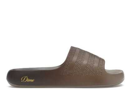 adidas Ayoon Slides Dime Simple Brown (Women's) - authentic adidas sneakers