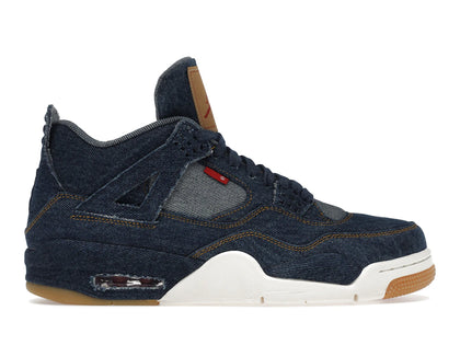 Jordan 4 Retro Levi's Denim (Blank Tag) - authentic Jordan sneakers