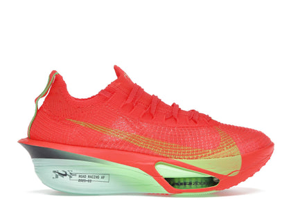 Nike Air Zoom Alphafly Next% 3 Bright Crimson Lime Blast Mint Foam Cave Purple - authentic Nike sneakers
