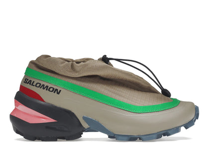 Salomon Cross Low Drawstring MM6 Maison Margiela Kelp Vintage Khaki Bright Green - authentic Salomon sneakers