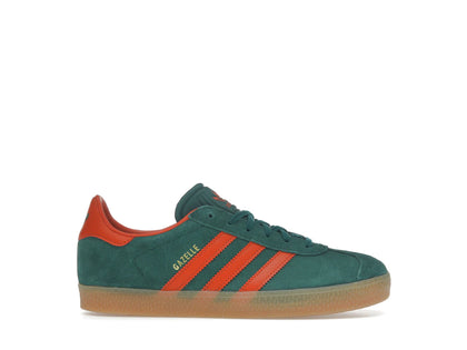 adidas Gazelle Collegiate Green Preloved Red (GS) - authentic adidas sneakers