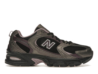 New Balance 530 Black Metallic Plum Brown - authentic New Balance sneakers