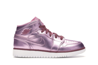 Jordan 1 Mid Pink Rise (GS) - authentic Jordan sneakers