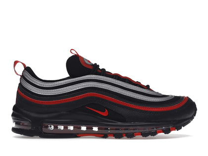 Nike Air Max 97 Black Red Silver - authentic Nike sneakers