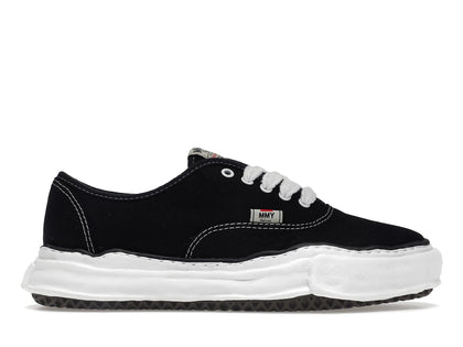 Maison Mihara Yasuhiro Baker OG Sole Canvas Low Black - authentic Maison Mihara Yasuhiro sneakers