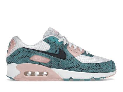 Nike Air Max 90 Washed Teal Snakeskin - authentic Nike sneakers