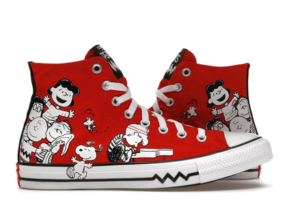 Converse Chuck Taylor All Star Peanuts Red - authentic Converse sneakers