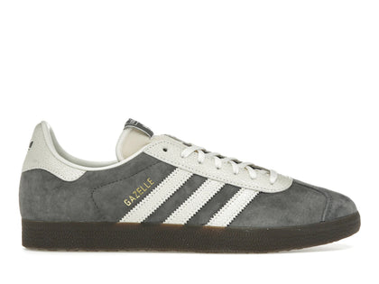 adidas Gazelle Grey Off White Gum - authentic adidas sneakers