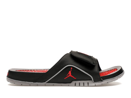 Jordan Hydro 4 Slide Black Cement - authentic Jordan sneakers
